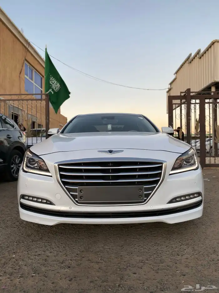 جنسس G80 2017 نظيفة جدا  وكالة 4