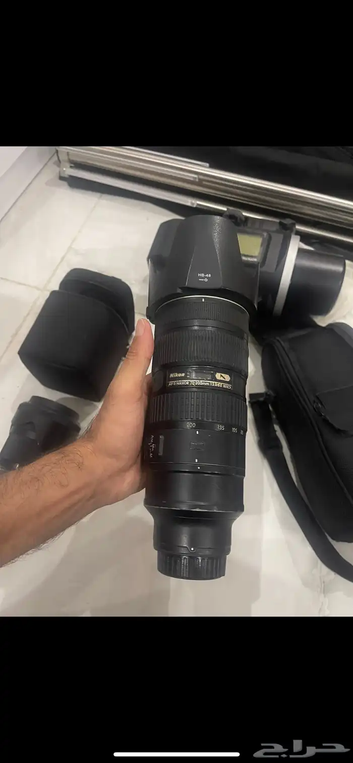 عدسه نيكون 70 200 2.8 الاصدار الثانى مع مانع اهتزاز 0