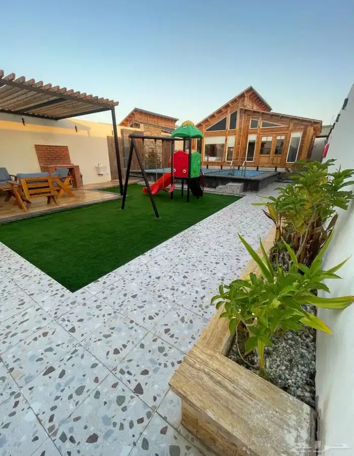 شاليه للايجار في جدة كوخ شاليهات استراحة اكواخ فندقية عرسان 19