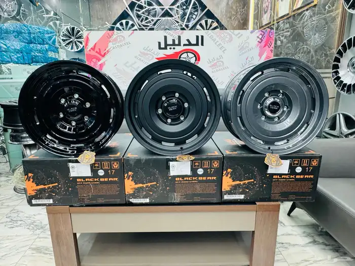 جنوط نيسان بلاتنيوم مقاس 17 اصليه شركه بلاك بير 3