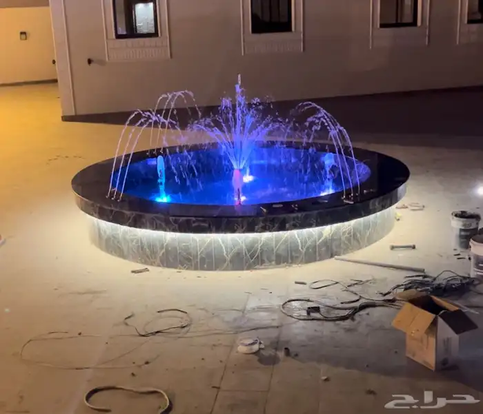 عمل نوافير وشلالات مائية 1