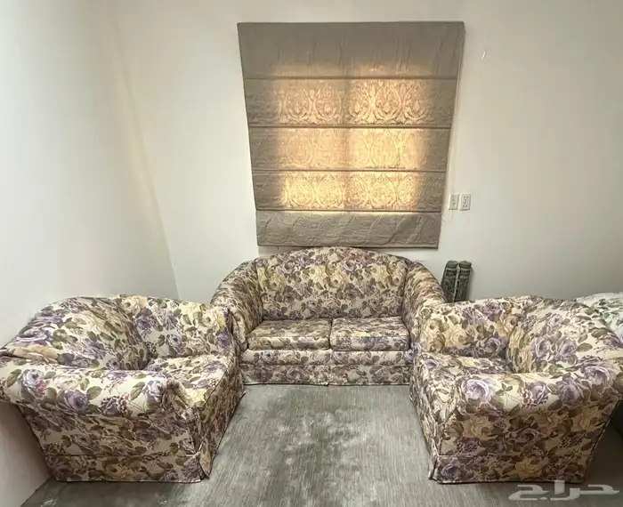 كنب أمريكي للبيع 3 قطع 1