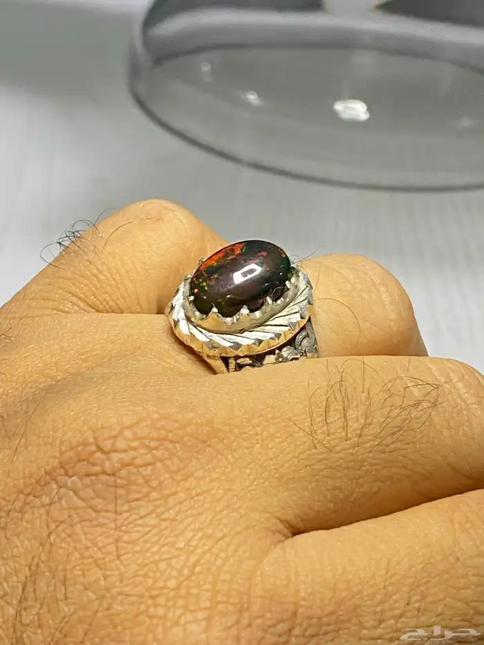 خاتم اوبال اثيوبي صياغة يدويه 5