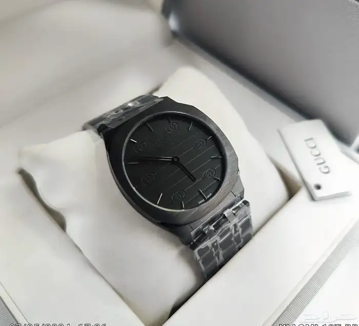 ساعات قوتشي رجاليه قمه بالجمال تستاهل يدك 2