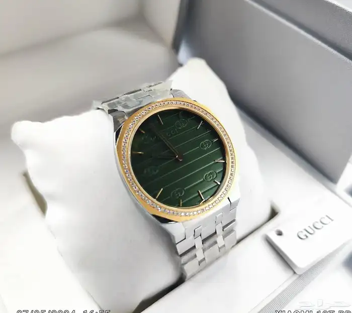 ساعات قوتشي رجاليه قمه بالجمال تستاهل يدك 7