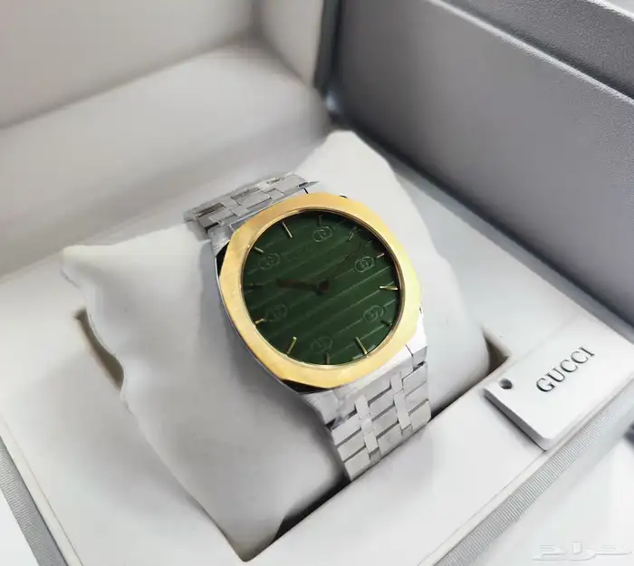 ساعات قوتشي رجاليه قمه بالجمال تستاهل يدك 3