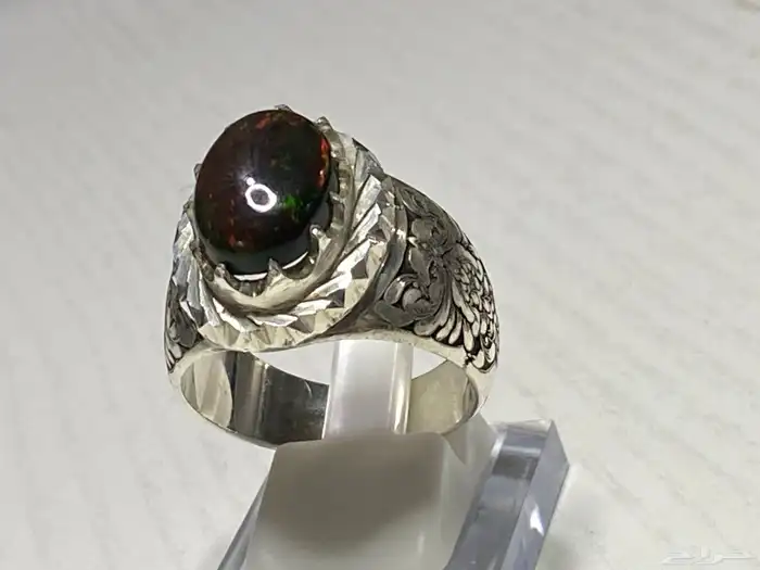 خاتم اوبال اثيوبي صياغة يدويه 6