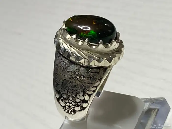 خاتم اوبال اثيوبي صياغة يدويه 0