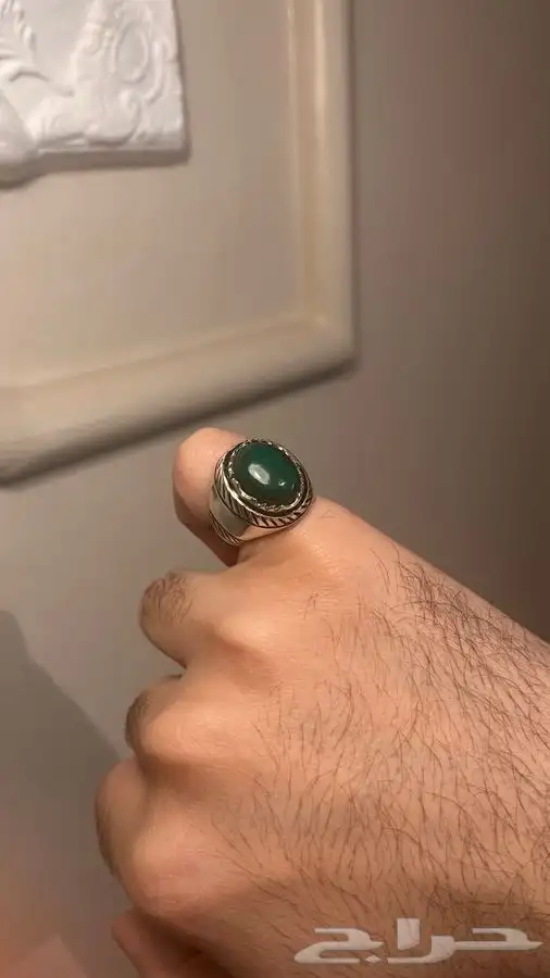 حجر ملاكايت طبيعي 5