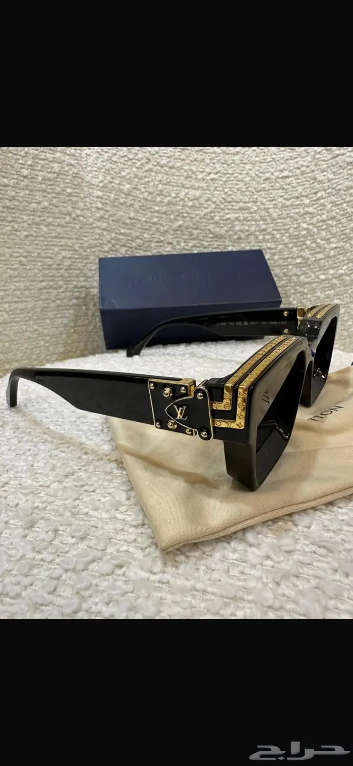 LOUIS VUITTON نظارة ماركة LV أصلية 100 0