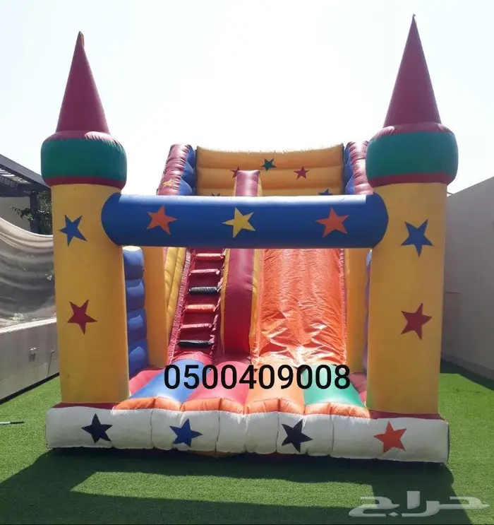 اجار نطيطات ملعب صابوني زحليقه نطيطه الرياض العاب مدارس 0