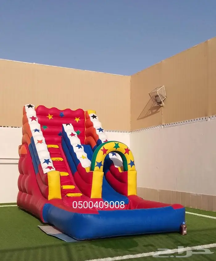 اجار نطيطات ملعب صابوني زحليقه نطيطه الرياض العاب مدارس 1