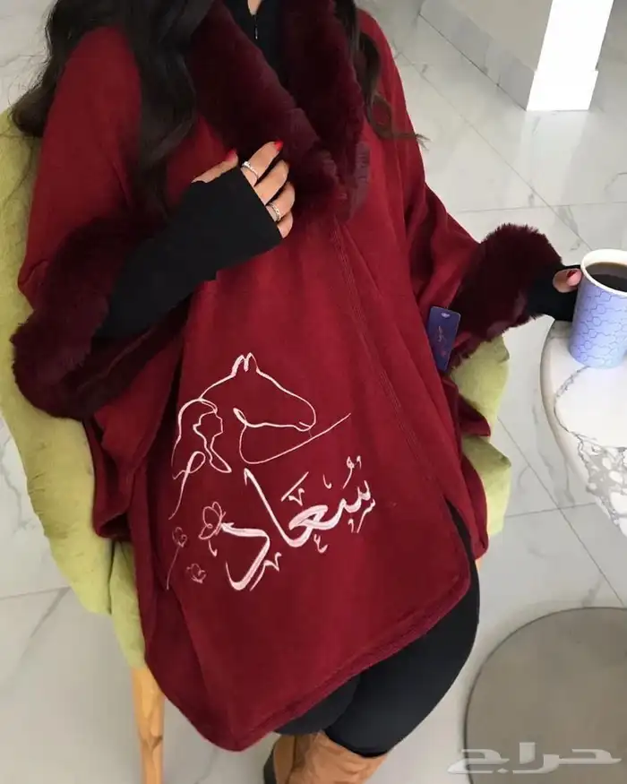 شال للكتف انيق من الصوف 1