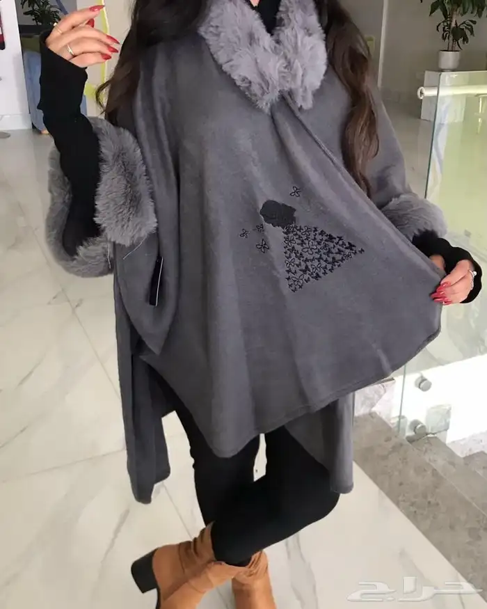 شال للكتف انيق من الصوف 6