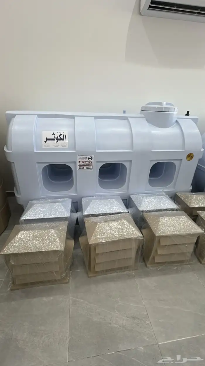خزانات فيبر و بولي ايثلين 0