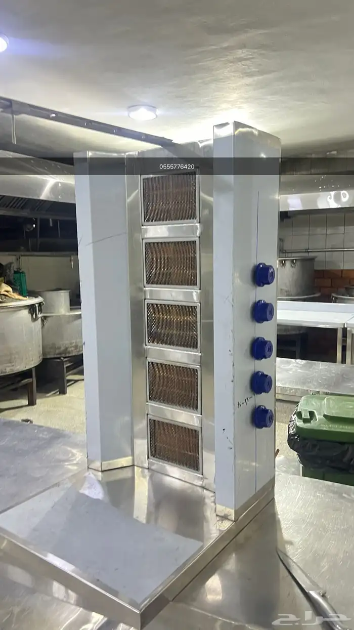 ماكينة شاورما 5 عيون فرنسي 1