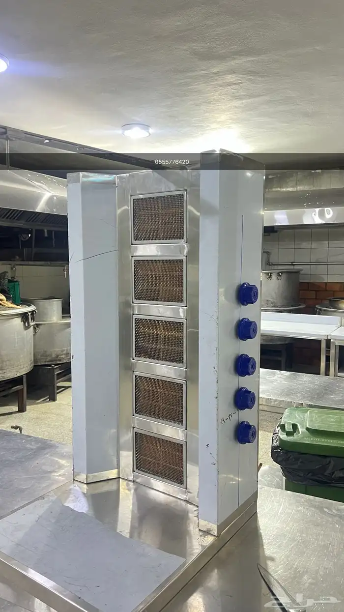 ماكينة شاورما 5 عيون فرنسي 2