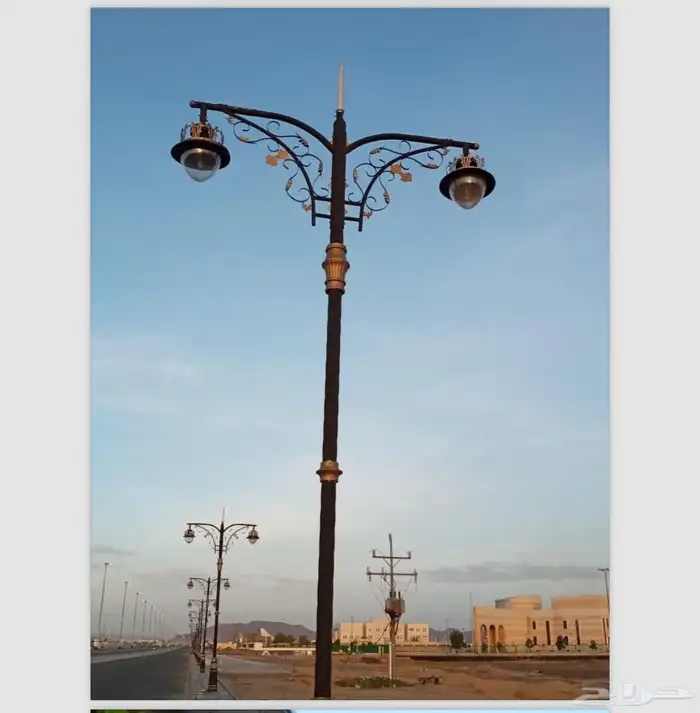 اعمدة الانارة الديكورية والتجميلية للحدائق 9