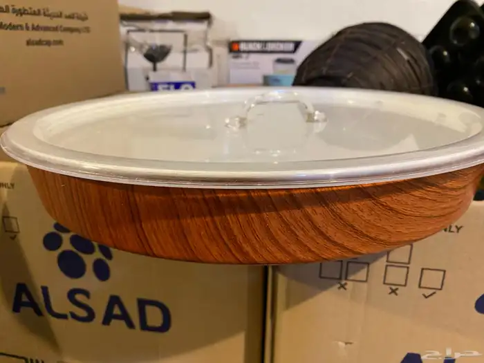 صينية فطور معدن جميله بغطاء 1