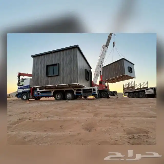 ونش دبل كرين رافعه نقل بيوت بركس بركسات داخل وخارج الرياض 1