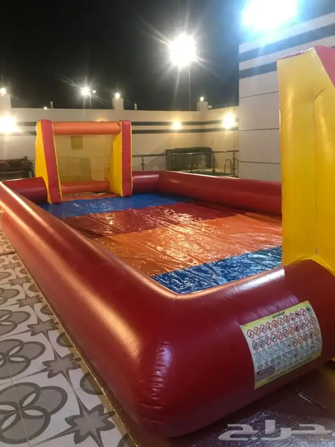 للايجار طاولات وكراسي وملعب صابوني ونطيطه هوائيه 3
