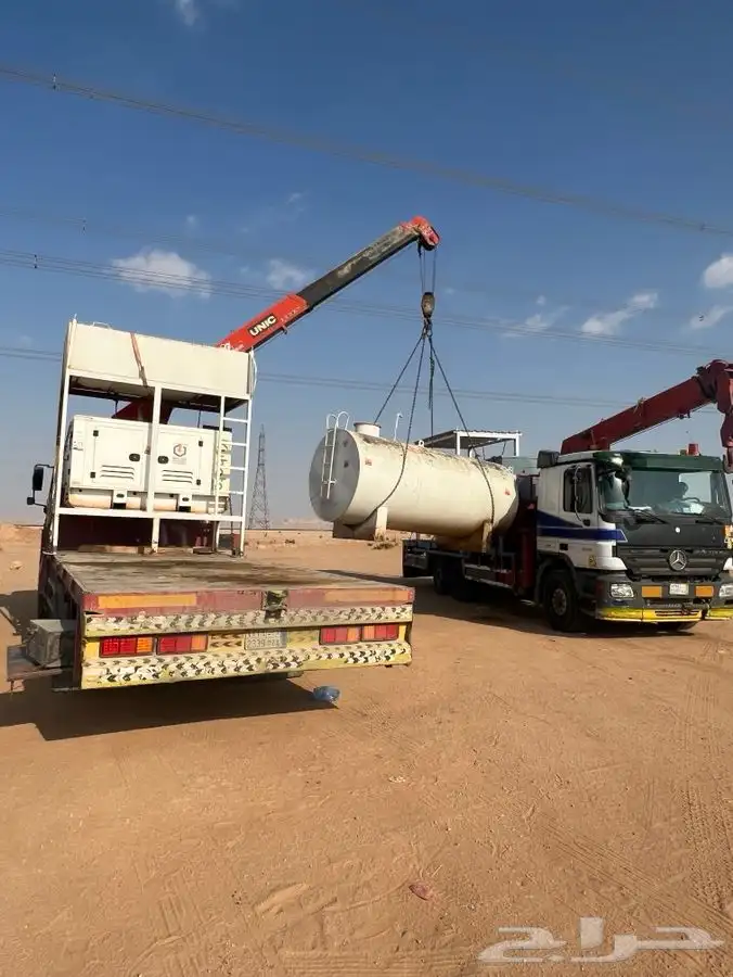 ونش دبل كرين رافعه نقل بيوت بركس بركسات داخل وخارج الرياض 14