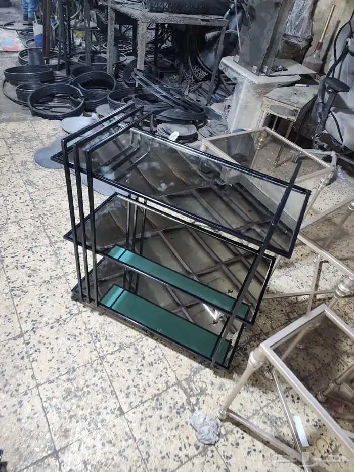 طاولات مجالس وعربيات تقديم وطاولات الخدمه وطقوم مباخر 4