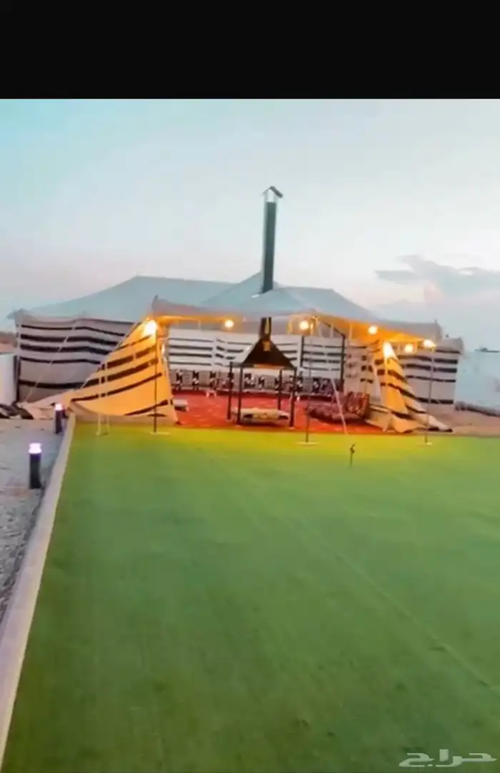 خيمه بيت شعر مؤثثه بالكامل 11 6 زايد مقدمه 5 4 7