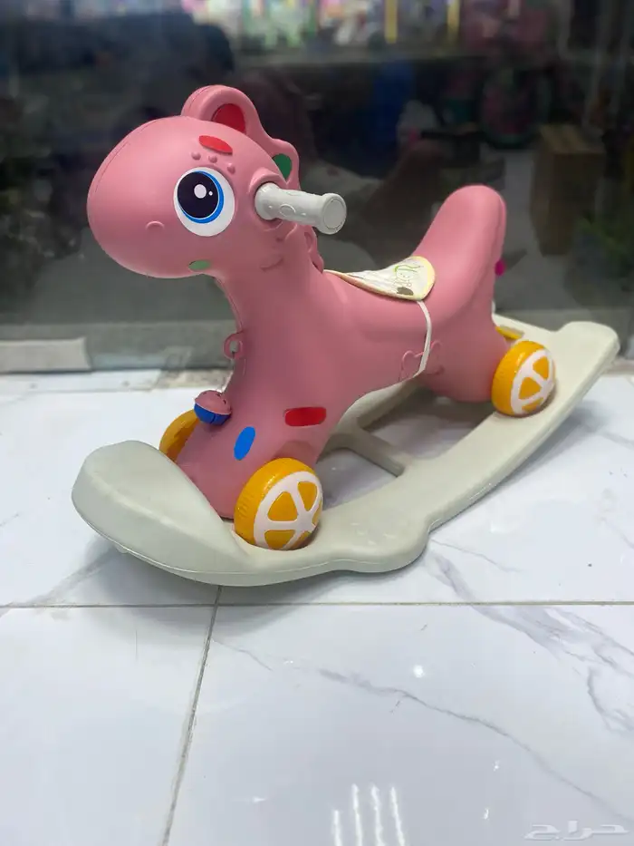 لعبة حصان بلاستيك هزاز (أطفال) 1