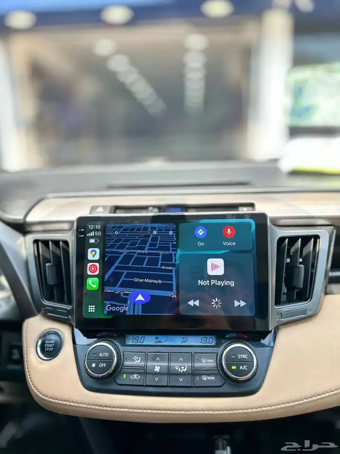 شاشه راف فور مديل 2018 بنظام ايل الكاربلاي والاندرويد 2