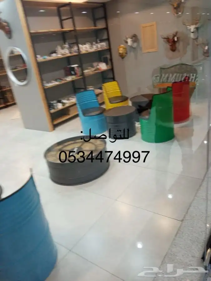 كراسي وطاولات براميل 7