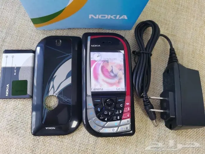 بطاريةنوكيا N95 8GB الاصلية والشاحن الاصلي مسمار صغير ثلاثي 13