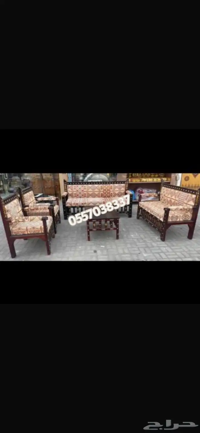 كراسي وطاولات حديقه شعبيه تراثيه 21