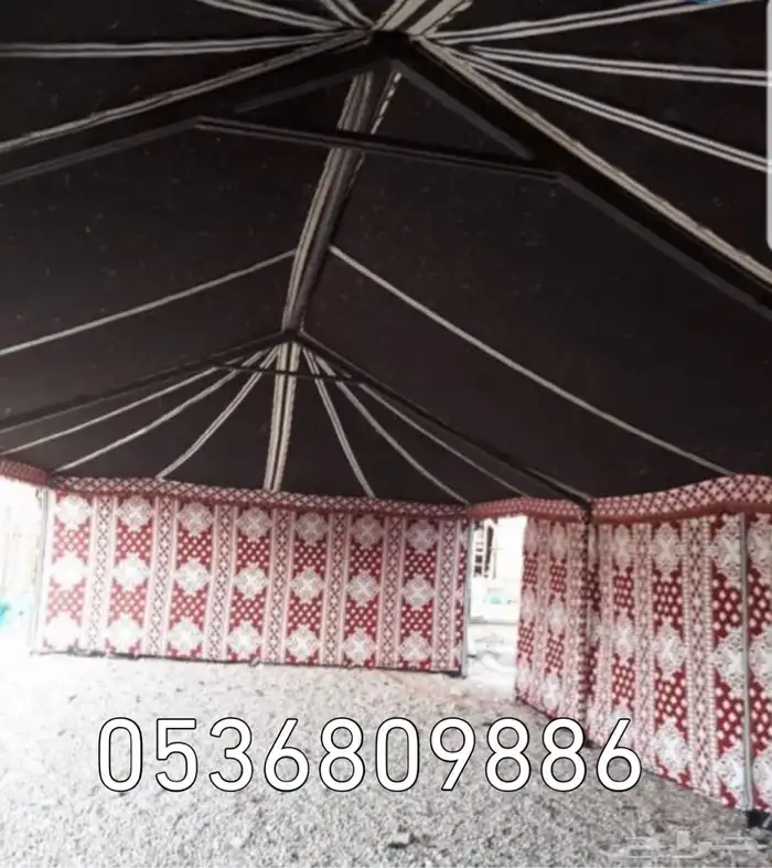 بيوت شعر - بيت شعر اسود تركي خياطة يدوية - خيام شعر 3