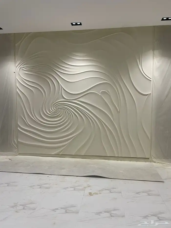 قص خشب و اكريليك حفر سي ان سي جداريات خشبية وشعارات اكريلي 4