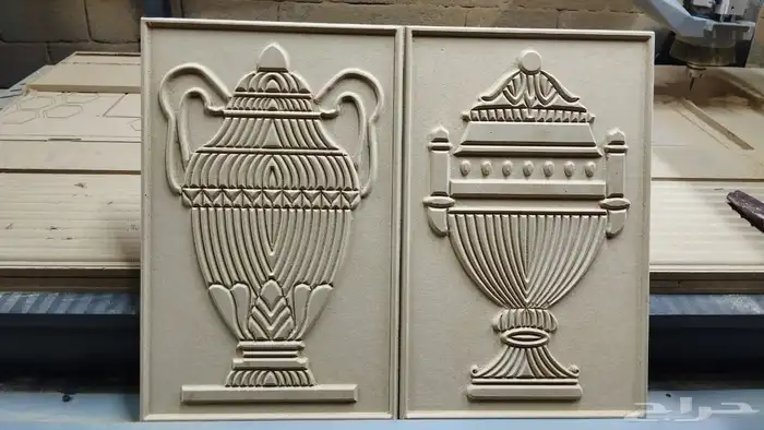 قص خشب و اكريليك حفر سي ان سي جداريات خشبية وشعارات اكريلي 10