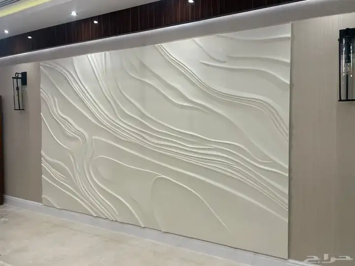 قص خشب و اكريليك حفر سي ان سي جداريات خشبية وشعارات اكريلي 5