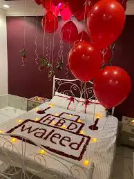 تنسيق غرف عرسان او ذكرى زواج ولدينا هدايا ذكرى زواج 2