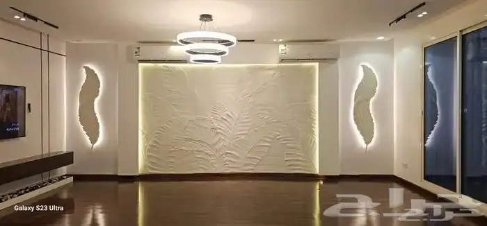 قص خشب و اكريليك حفر سي ان سي جداريات خشبية وشعارات اكريلي 6