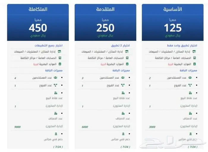 برنامج محاسبي سحابي ERP اجهزة كاشير ونقاط بيع 1