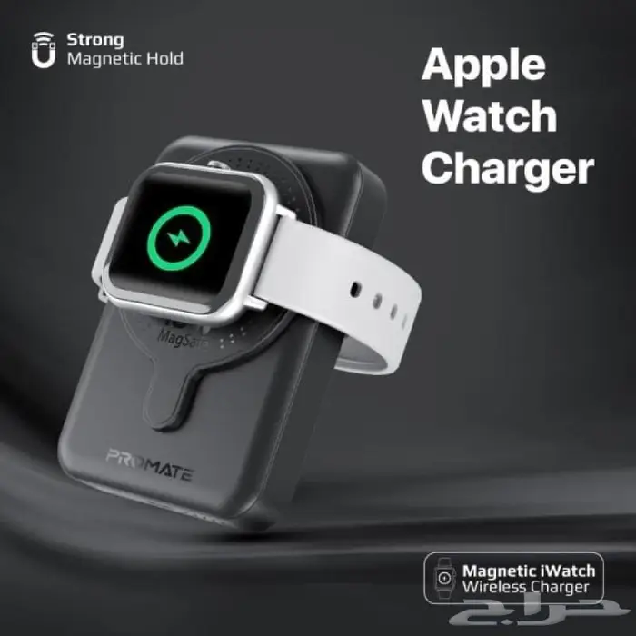 PROMATE - بطارية PowerMag-Duo بقوة 20 واط - أسود 0