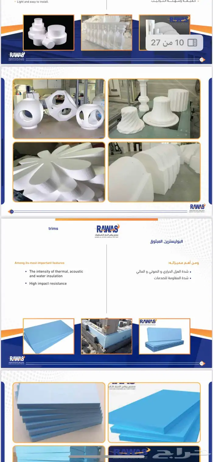 فلين هوردي و عوازل ازرق و ديكورات بولسترين 7