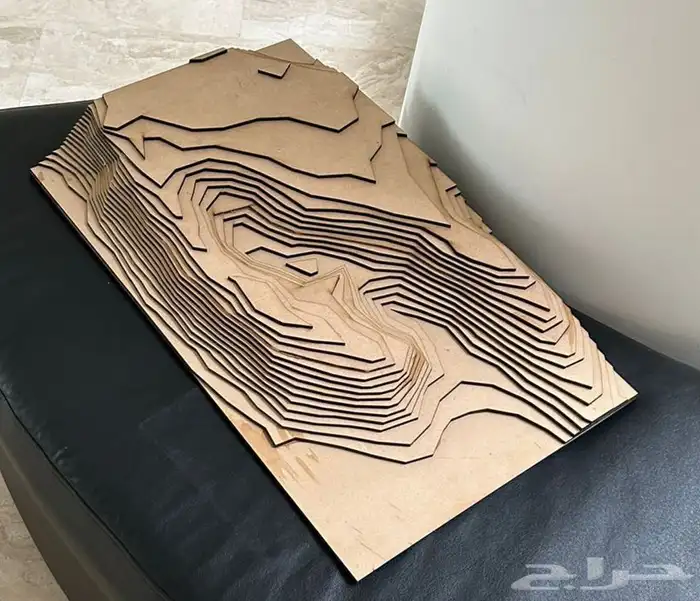 قص خشب و اكريليك حفر سي ان سي جداريات خشبية وشعارات اكريلي 7