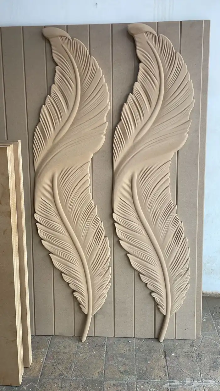 قص خشب و اكريليك حفر سي ان سي جداريات خشبية وشعارات اكريلي 8