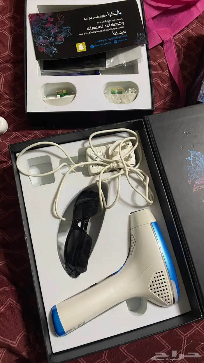 جهاز مليسا ب استخدام قليل جدا مع3 عدسات 0