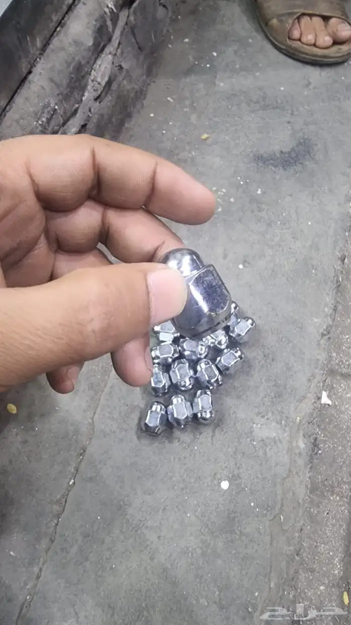 طقم جنوط كامري سوح مع الطيس والصواميل وكاله 1200 ريال 22
