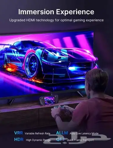 وصلة تايب سي 12in1 باضاءة RGB و تدعم 4K120Hz وهيكل شفاف 1