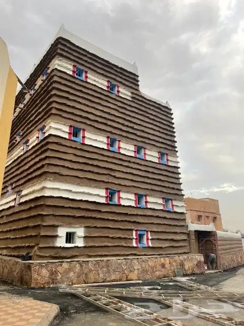 ترميم وتجديد البيوت القديمه وبيوت الطين 9