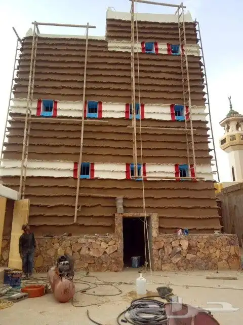 ترميم وتجديد البيوت القديمه وبيوت الطين 18