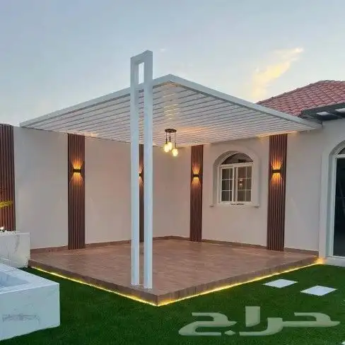 حداده عامه قرميد و مظلات سيارات وسواتر وغرف زجاجيه 3